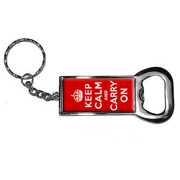 Keep Calm and Camp On Bottle Cap Key chain Bottle cap Keychain